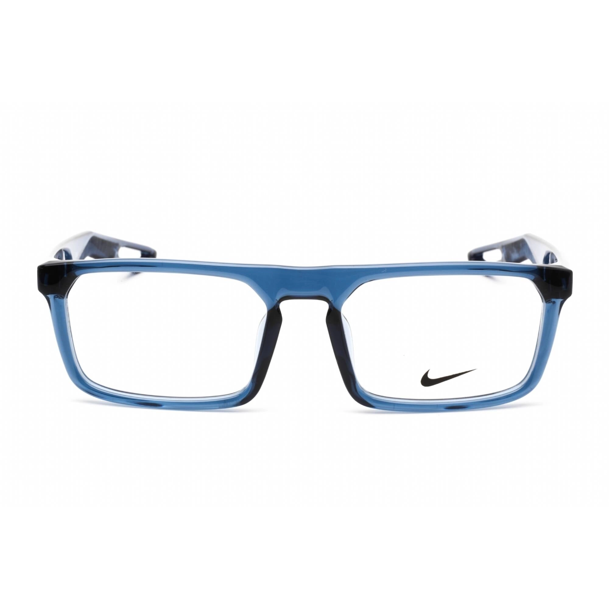 Nike Unisex Eyeglasses - Rectangular Shape Mystic Navy Plastic Frame | NIKE 7306 413