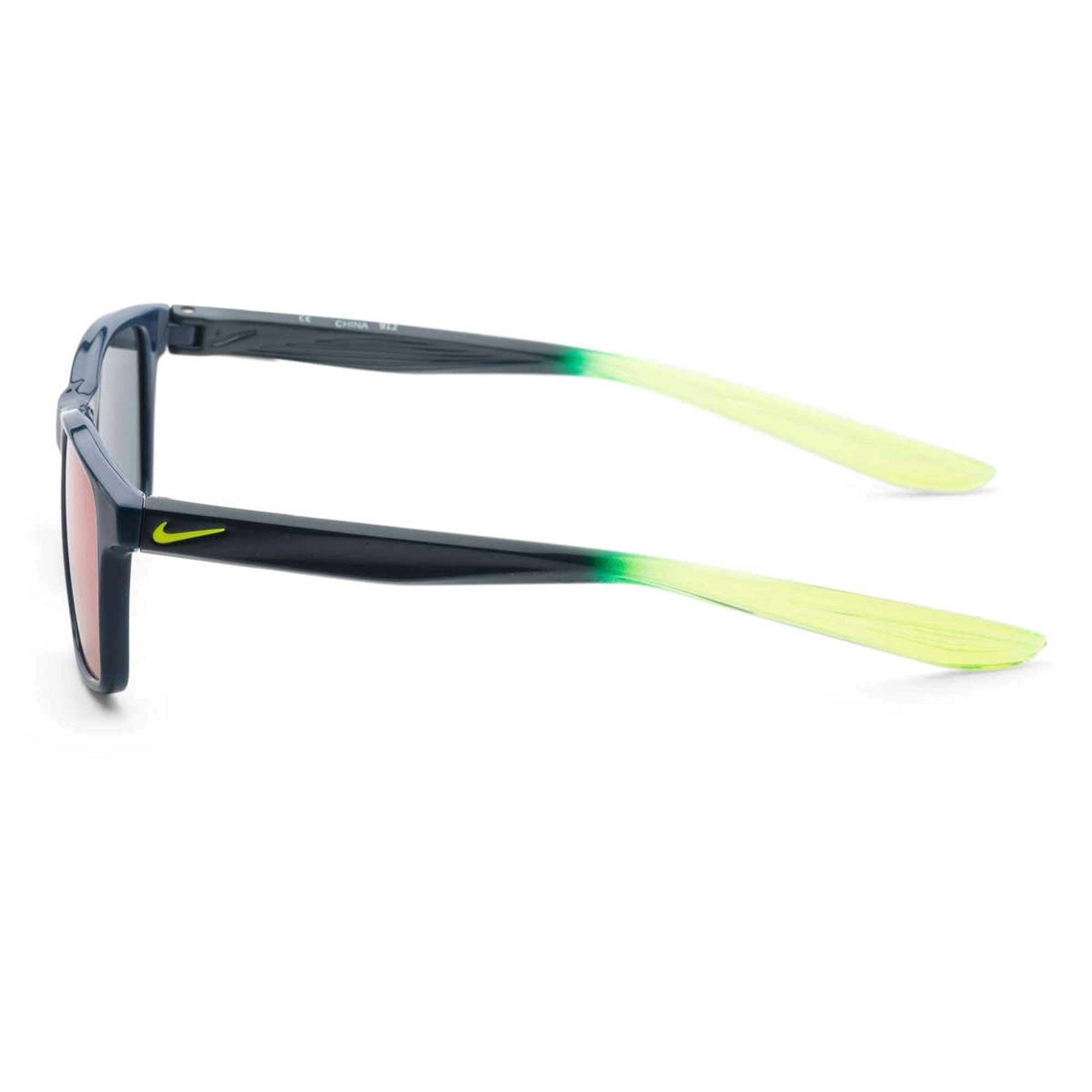 Nike Unisex Sunglasses - Violet Mirror Gradient Lens Plastic Square Frame | Whiz 300