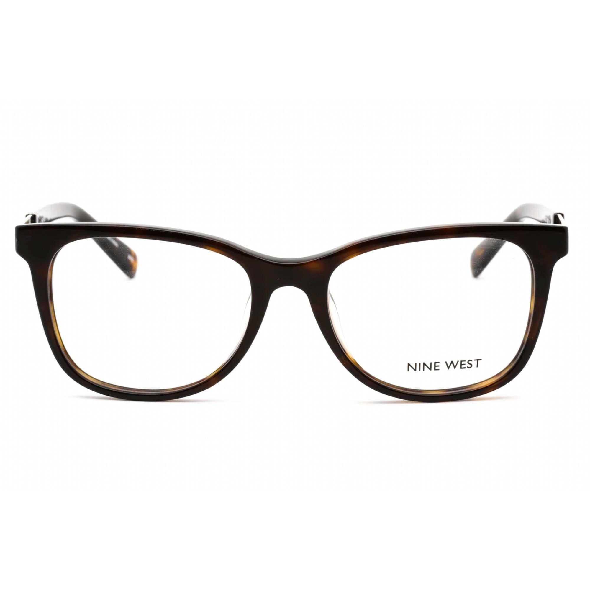 Nine West Women's Eyeglasses - Dark Tortoise Plastic Rectangular Frame | NW5186 237