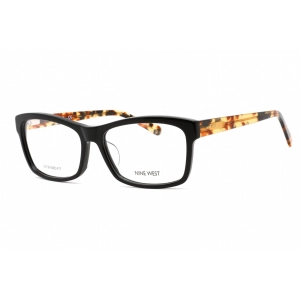 Nine West Women's Eyeglasses - Full Rim Black Plastic Rectangular Frame | NW5193X 001