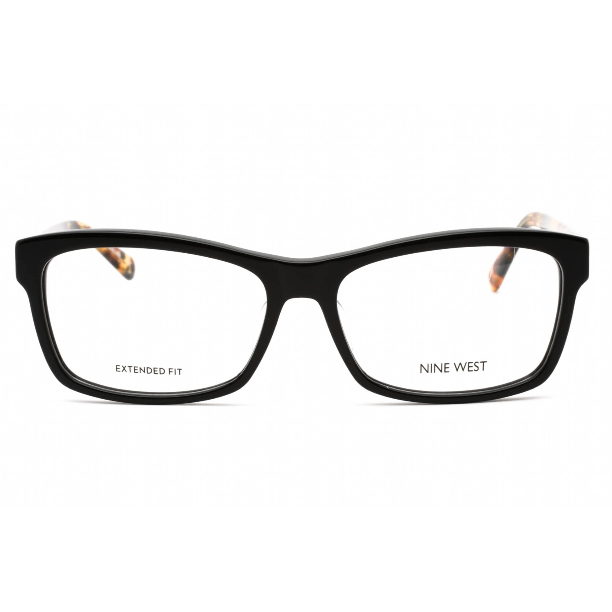 Nine West Women's Eyeglasses - Full Rim Black Plastic Rectangular Frame | NW5193X 001
