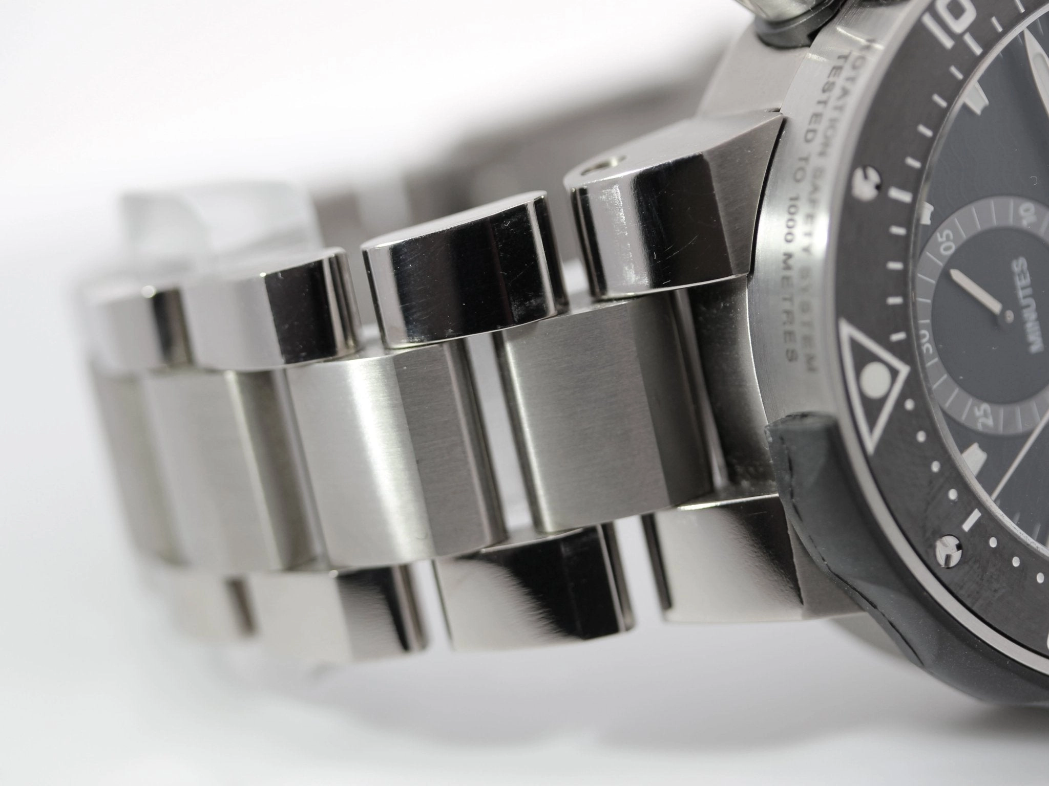 Oris ProDiver Chronograph Automatic Titanium Interchangeable Black Rubber Strap Black Dial Date Divers Mens Watch 774 7683 7154-Set