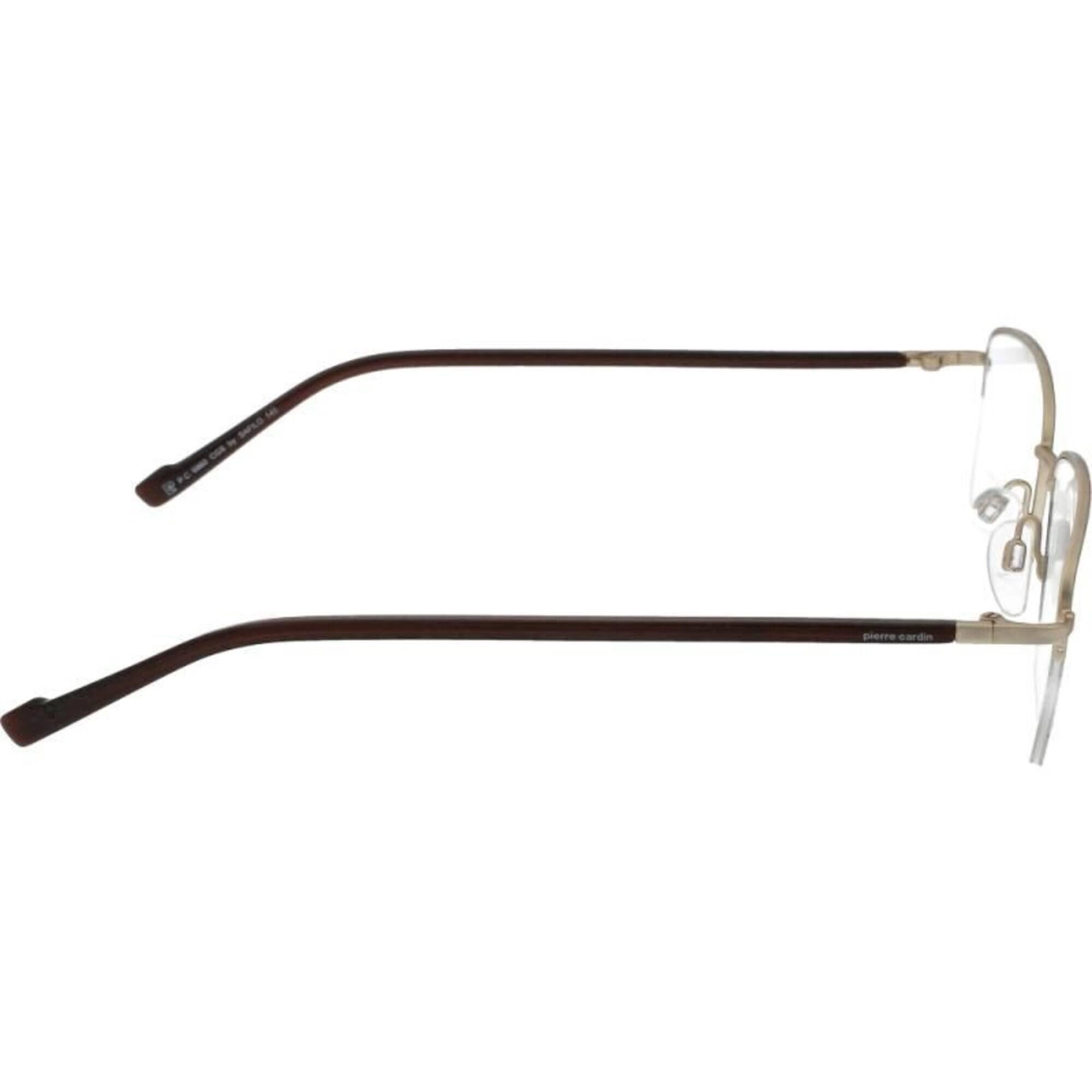 Pierre Cardin Women's Eyeglasses - Gold Stainless Steel Rectangular | P.C. 6860 0CGS