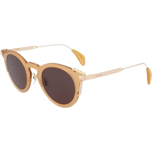 Police Women's Sunglasses - Brown Plastic Cat Eye Frame Grey Lens | POLICE SPL624 300