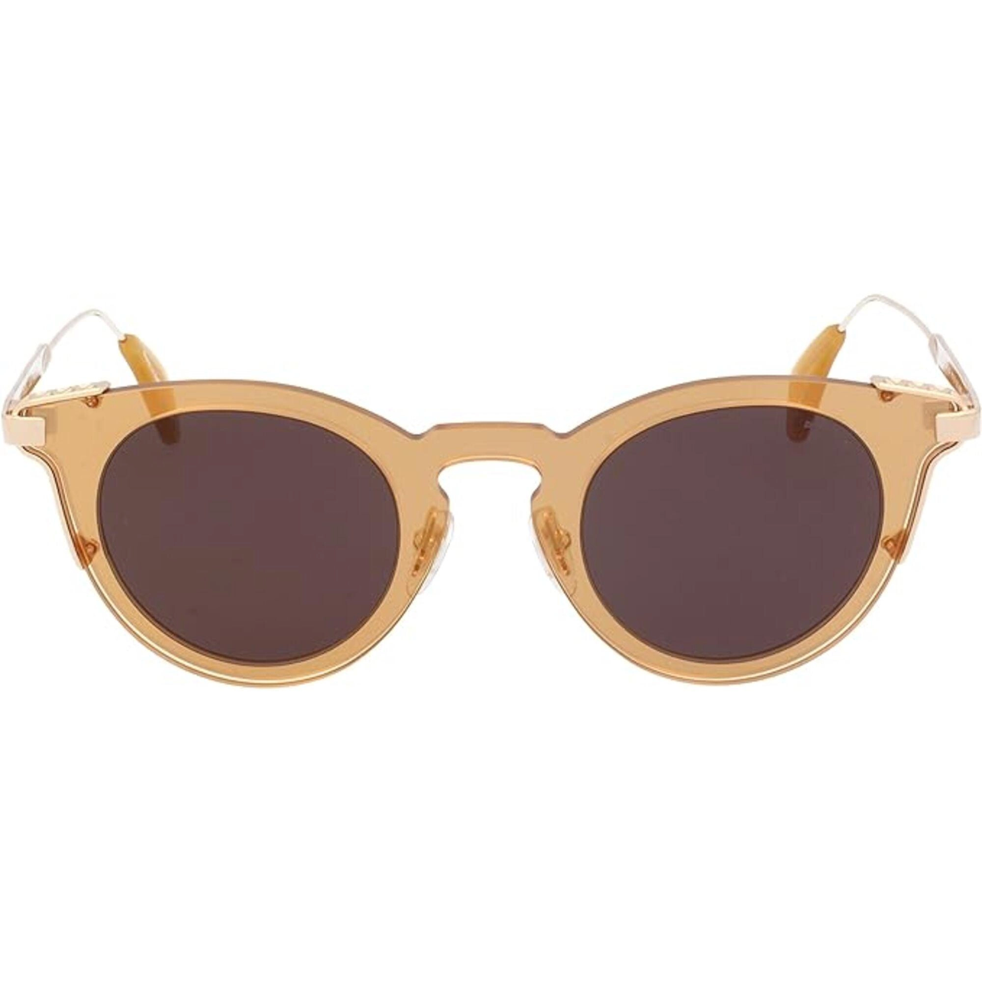 Police Women's Sunglasses - Brown Plastic Cat Eye Frame Grey Lens | POLICE SPL624 300
