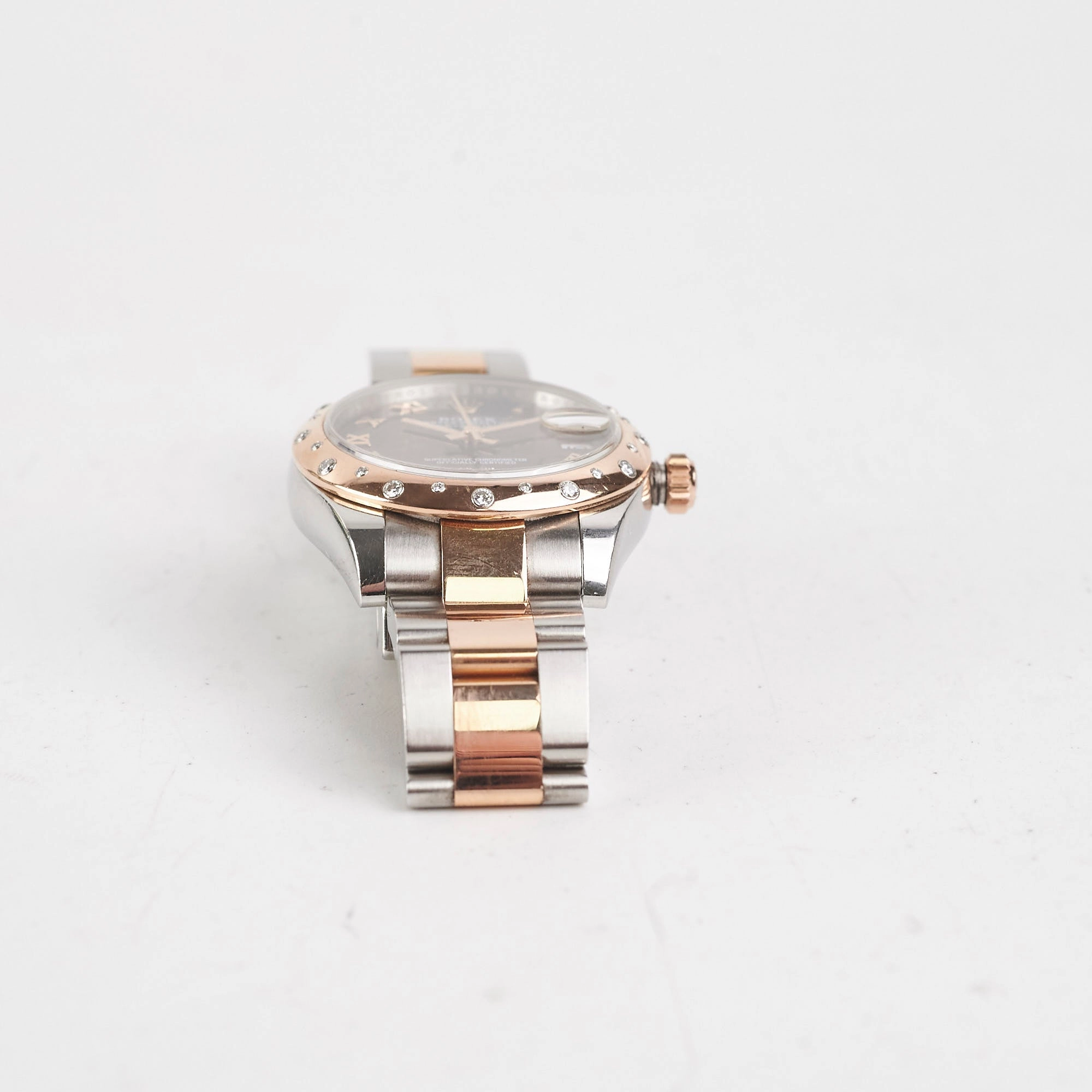 Rolex Datejust 31mm Two Tone Everose Stainless Steel Watch Model 178341 (2013)