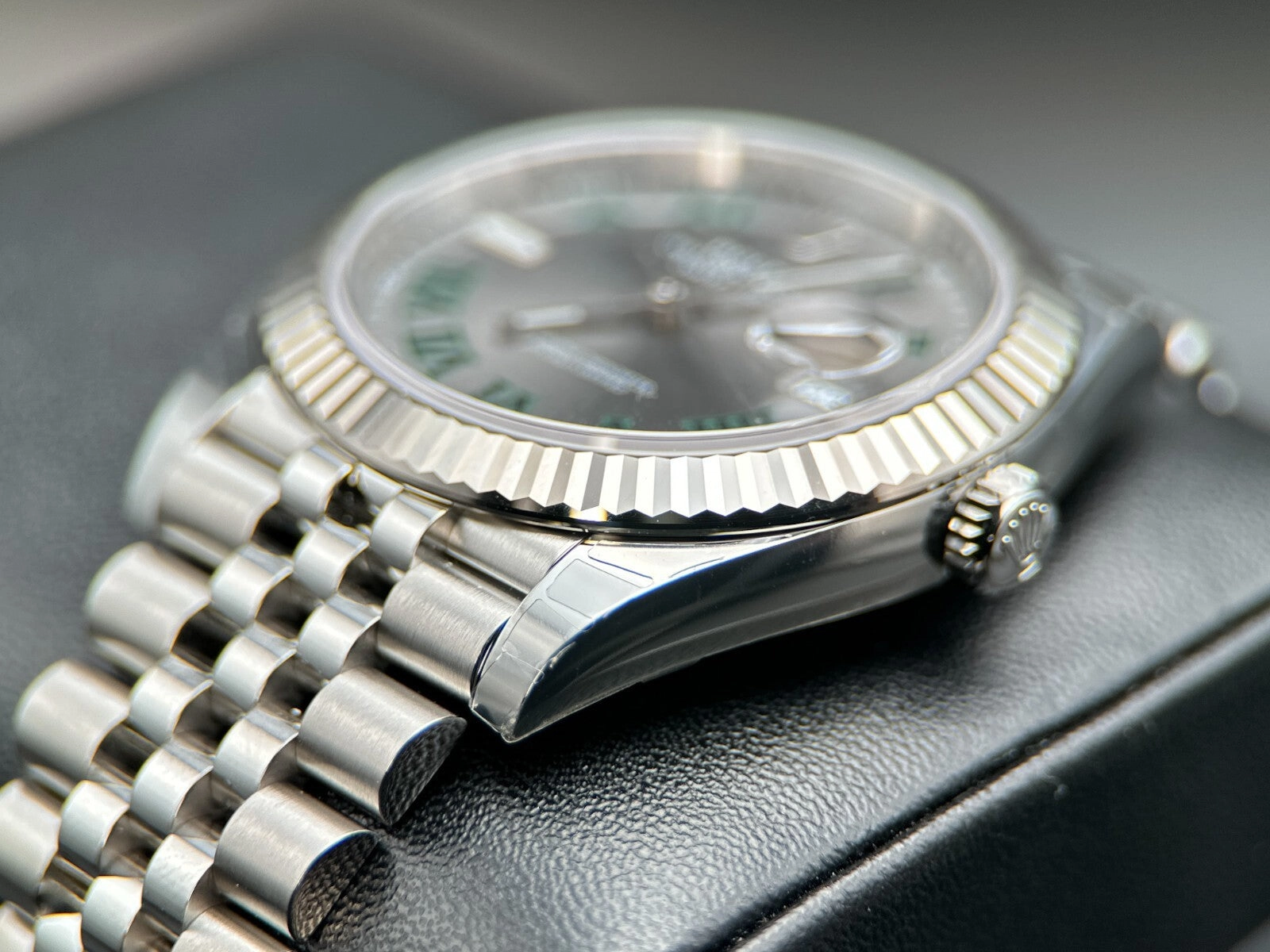 Rolex Datejust 41mm 126334 Wimbledon Dial Fluted Bezel Jubilee Bracelet - 2023