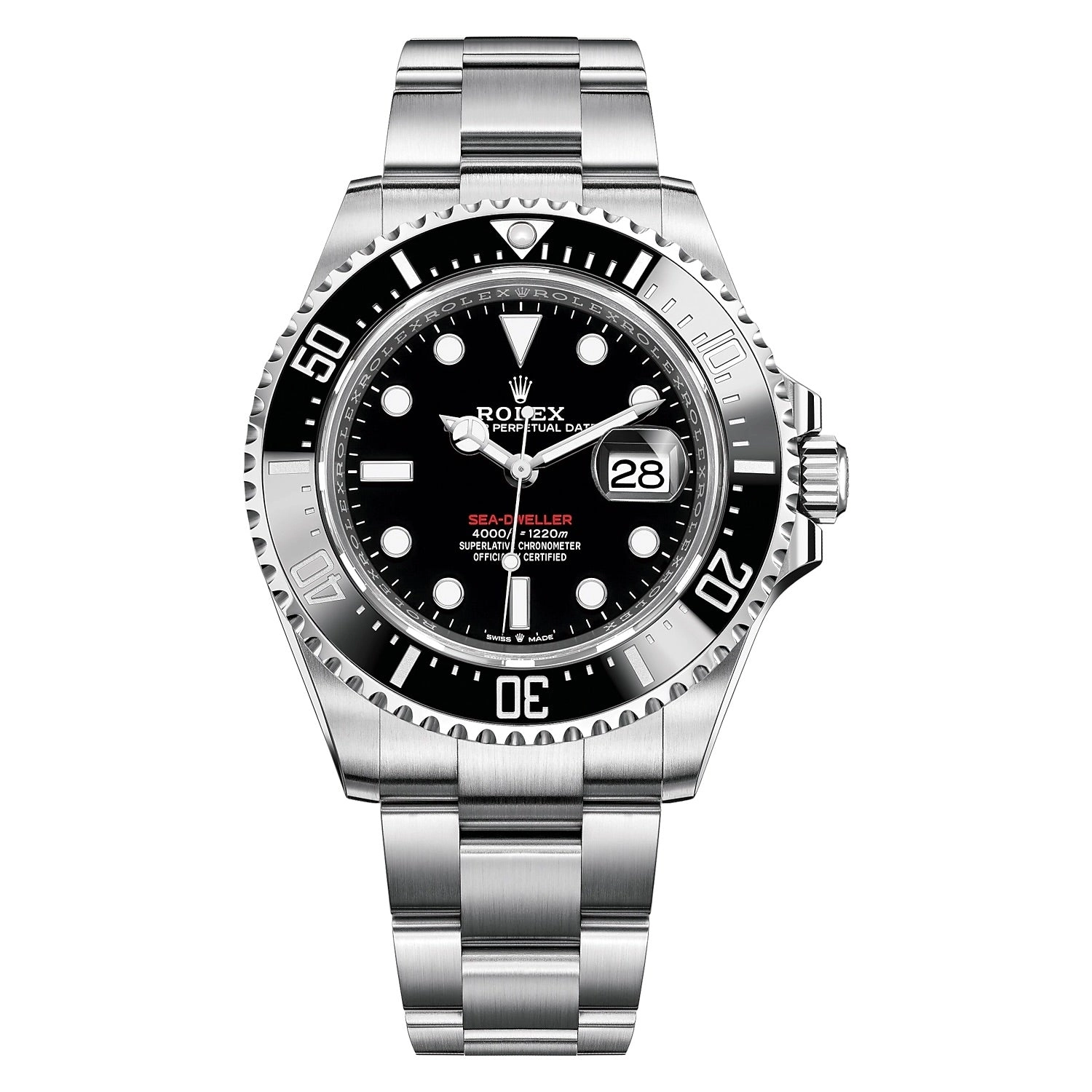 Rolex Sea Dweller 126600 Oyster Perpetual Black Dial 43Mm Stainless Steel Men’S Watch