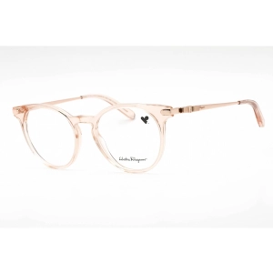 Salvatore Ferragamo Women's Eyeglasses - Transparent Rose Plastic Frame | SF2927 610