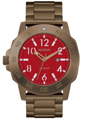 Smyth 44 - Khaki / Red