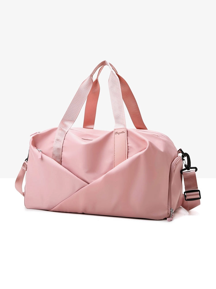 Sports Gym Waterproof Duffle Bag with Shoe and Wet Clothes Compartments