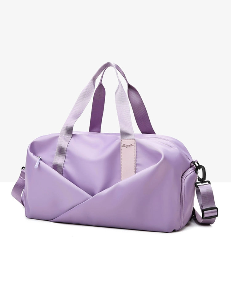 Sports Gym Waterproof Duffle Bag with Shoe and Wet Clothes Compartments