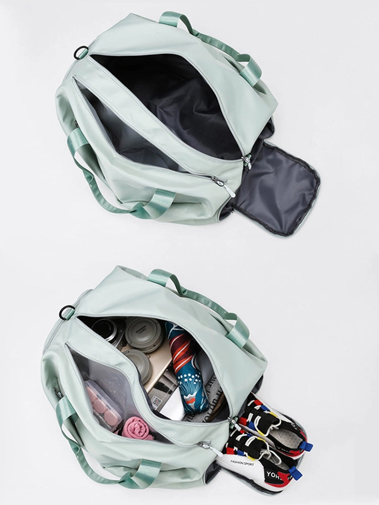 Sports Gym Waterproof Duffle Bag with Shoe and Wet Clothes Compartments