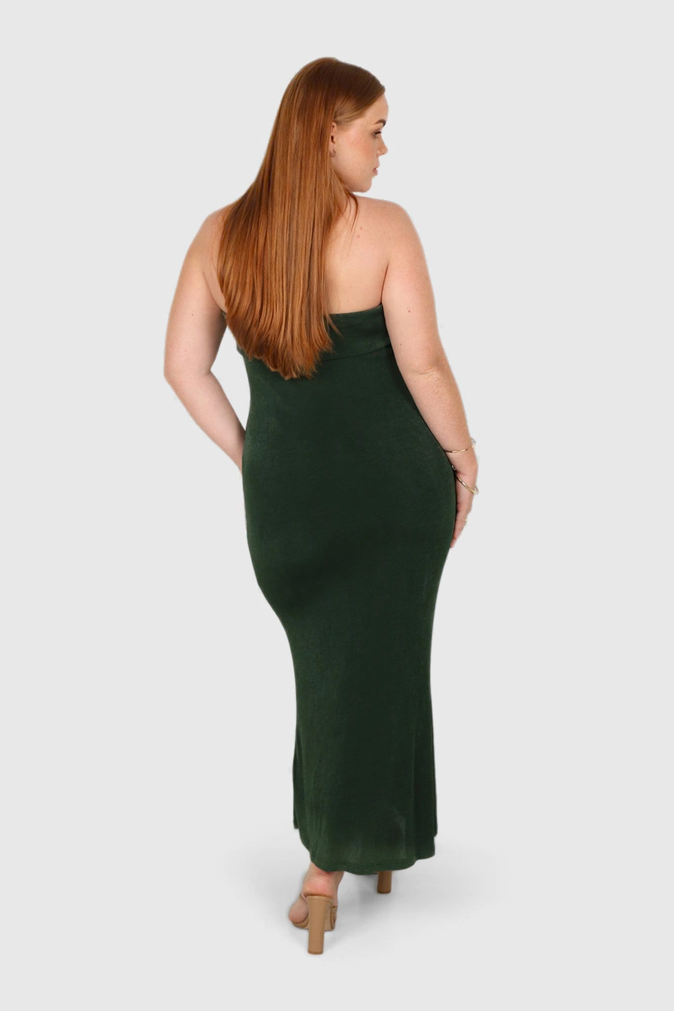 SURI MIDI DRESS PINE