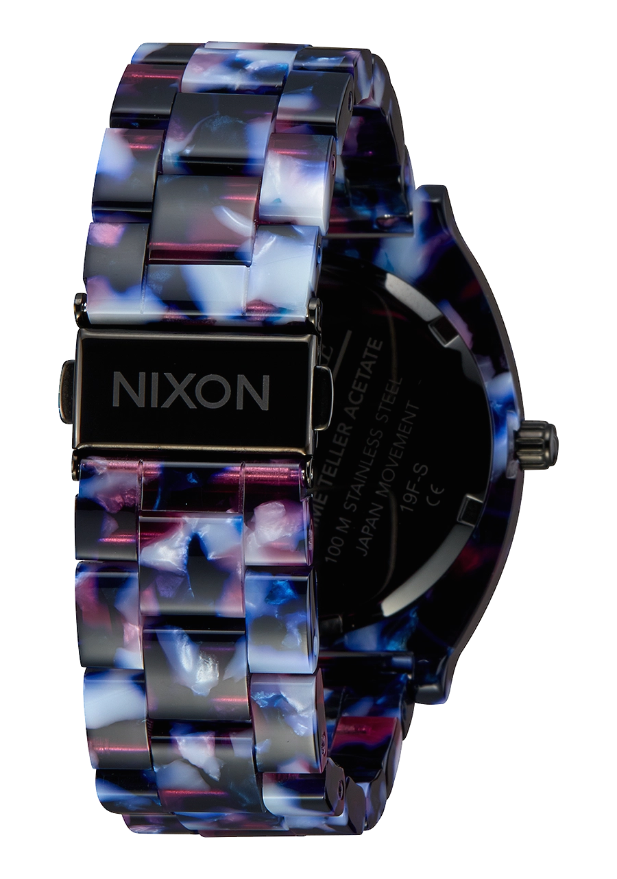 Time Teller Acetate - Black / Multi