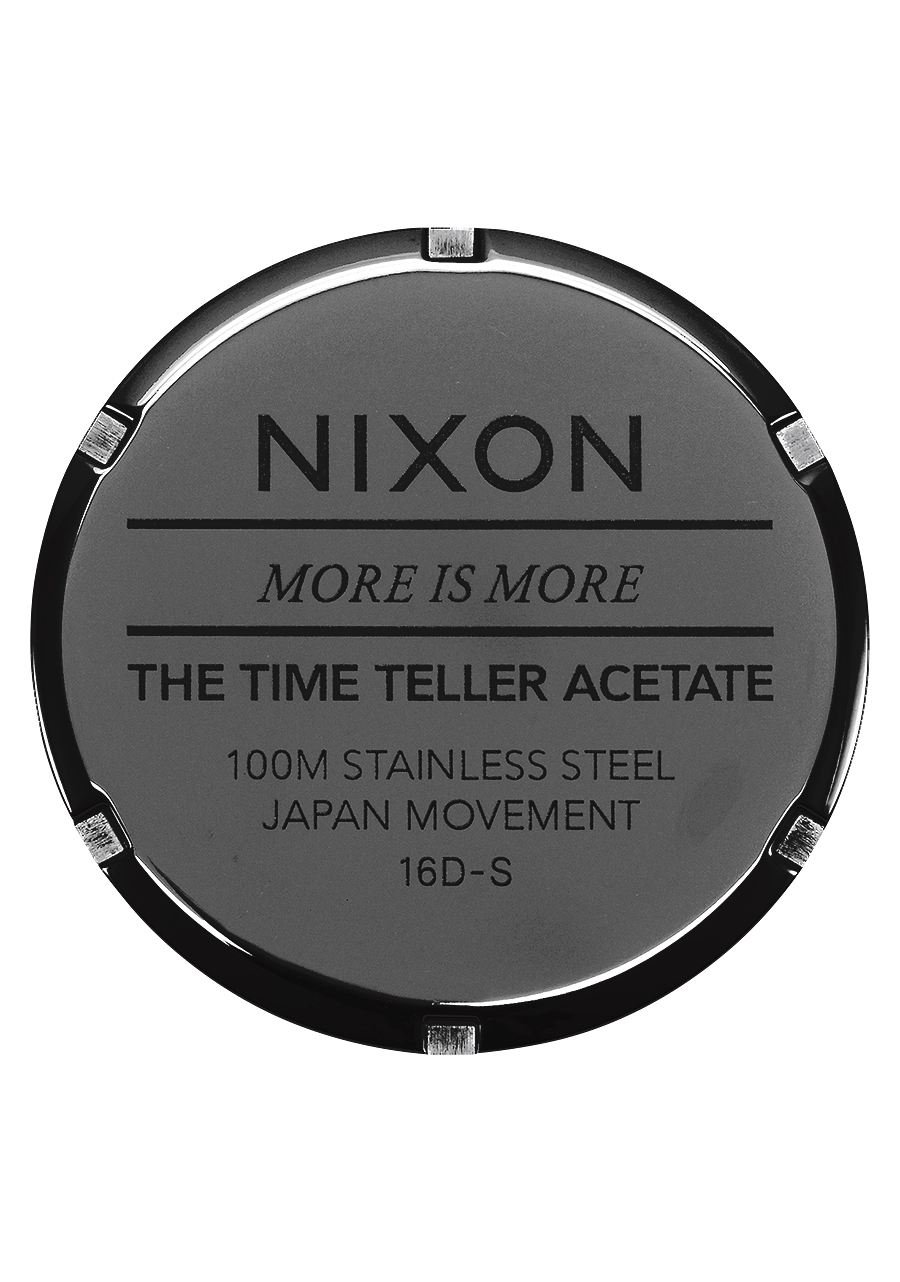 Time Teller Acetate - Black / Multi