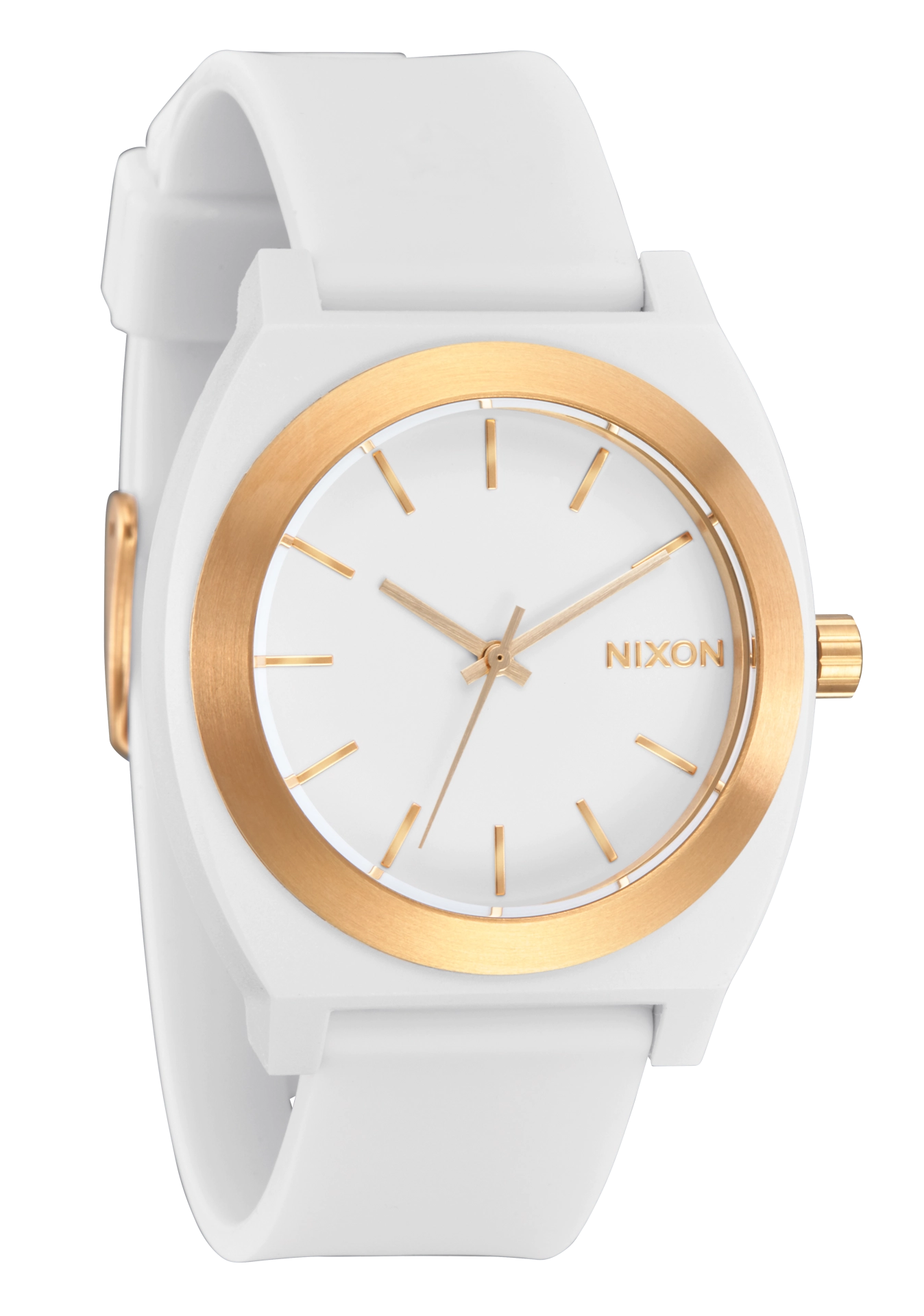Time Teller OPP - White / Matte Gold