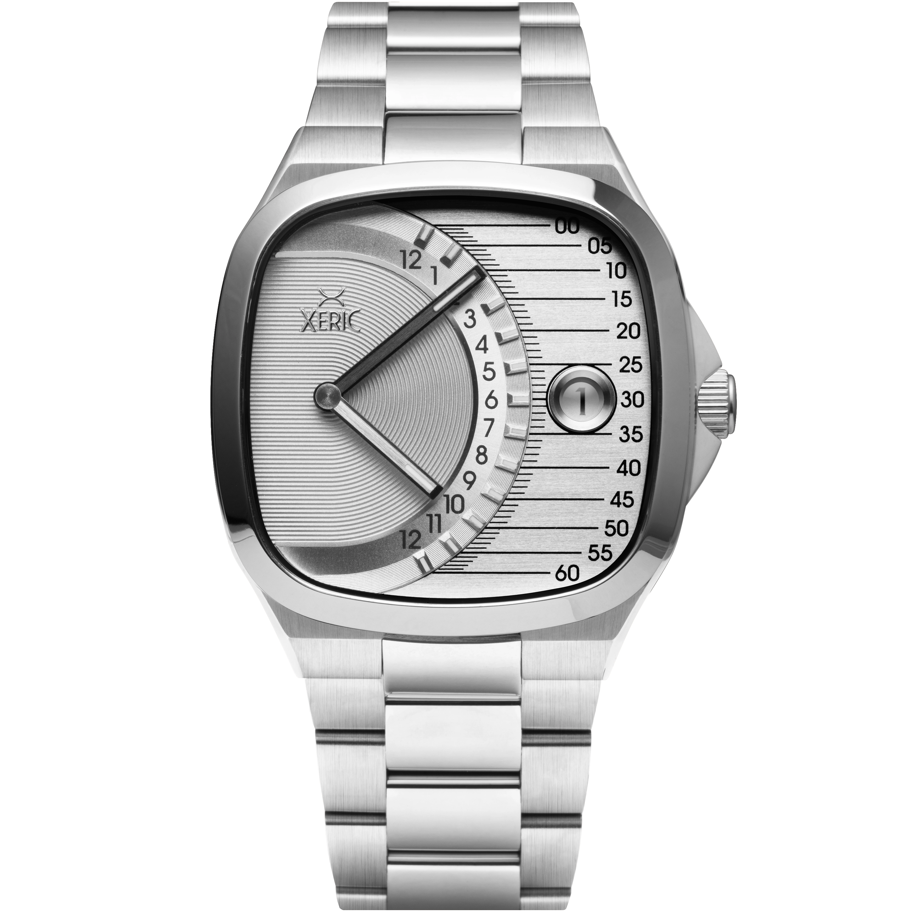 Timeline Retrograde Automatic All Silver