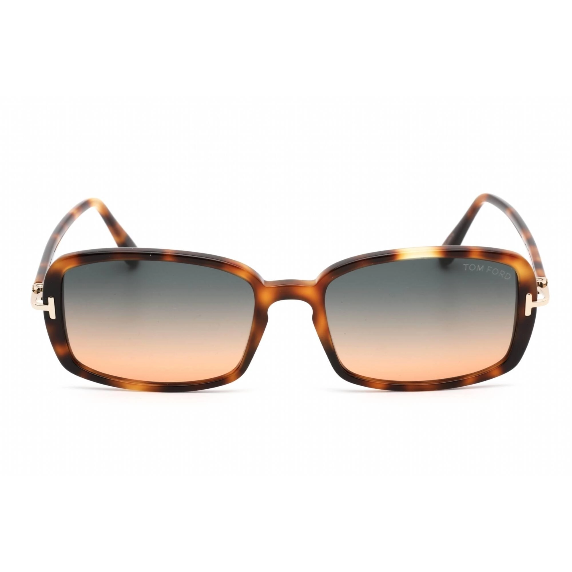 Tom Ford Women's Sunglasses - Blonde Havana Plastic Rectangular Frame | FT0923 53P