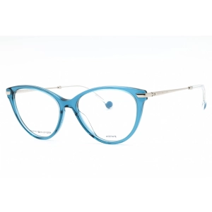 Tommy Hilfiger Women's Eyeglasses - Blue Plastic Cat Eye Full Rim | TH 1882 0PJP 00