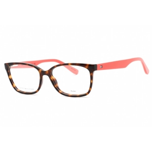 Tommy Hilfiger Women's Eyeglasses - Havana Brown Rectangular Frame | Th 1492 09N4 00