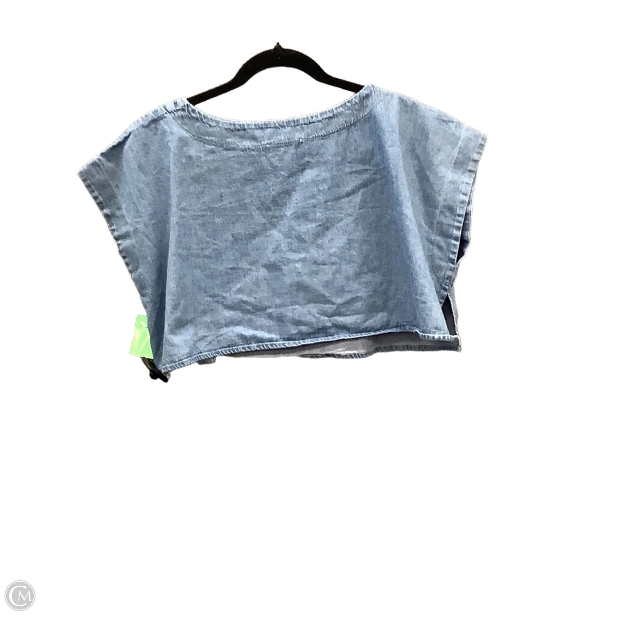 Top Short Sleeve By Mable In Blue, Size: L