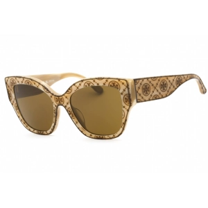 Tory Burch Women's Sunglasses - Patterned Brown Cat Eye Shape Frame | 0TY7184U 193373
