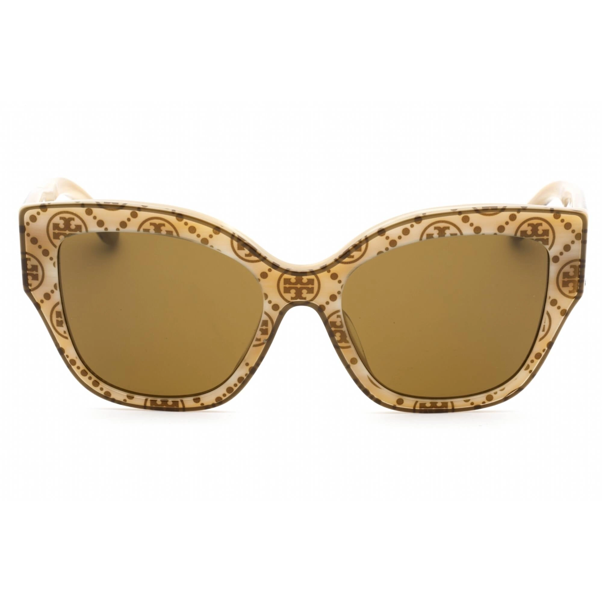 Tory Burch Women's Sunglasses - Patterned Brown Cat Eye Shape Frame | 0TY7184U 193373