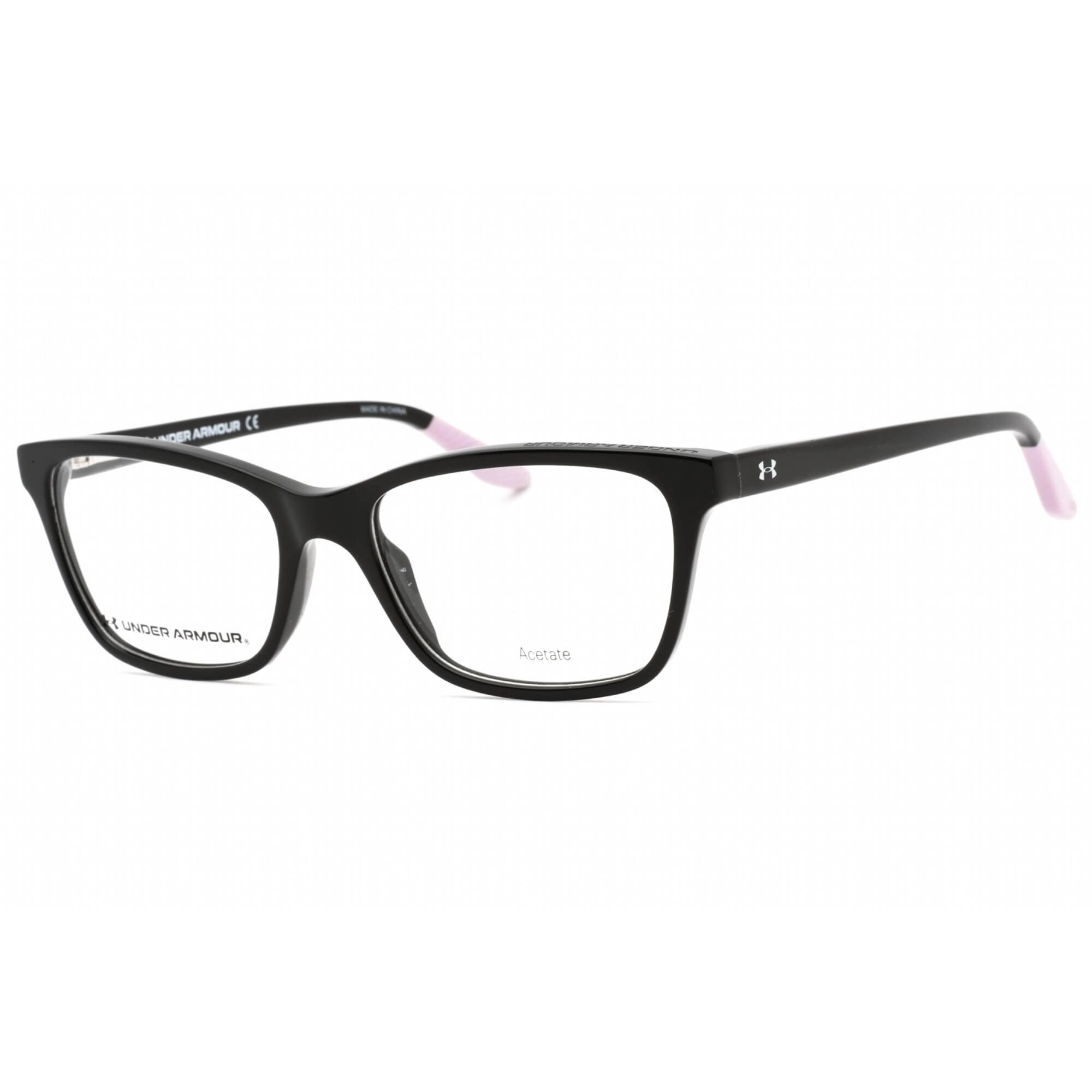 Under Armour Women's Eyeglasses - Black Full Rim Rectangular Frame | UA 5012 0807 00