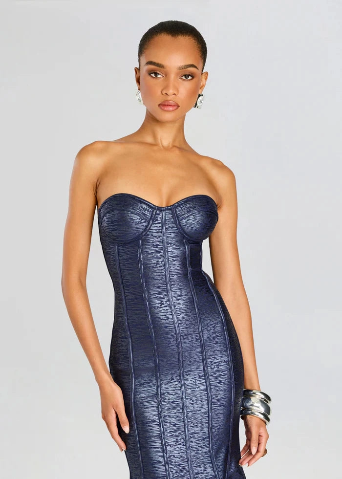 Verity Knit Dress - Navy