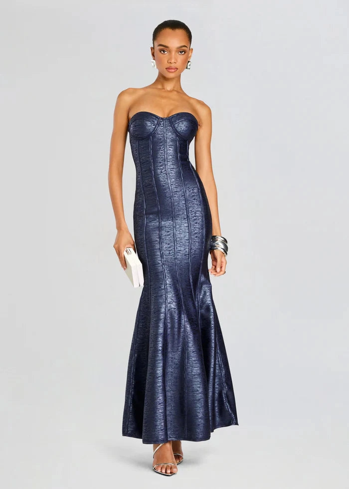Verity Knit Dress - Navy