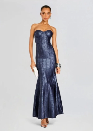 Verity Knit Dress - Navy