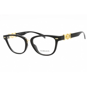 Versace Women's Eyeglasses - Black Plastic Cat Eye Shape Full Rim Frame | 0VE3336U GB1