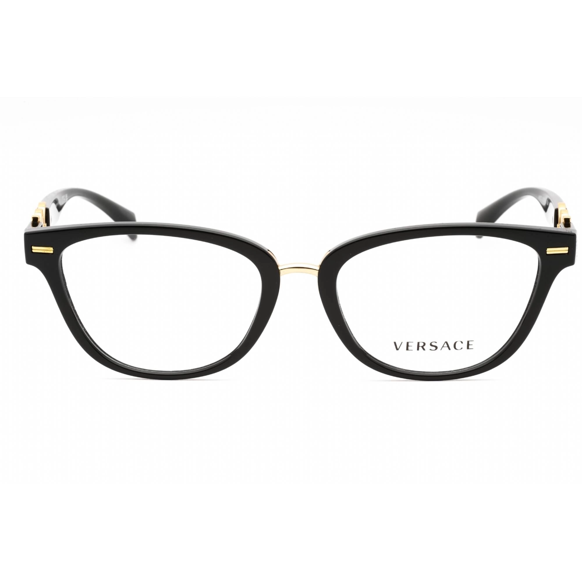 Versace Women's Eyeglasses - Black Plastic Cat Eye Shape Full Rim Frame | 0VE3336U GB1