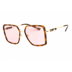 Versace Women's Sunglasses - Havana Square Frame Light Violet Lens | 0VE2261 100284